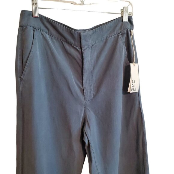 Lacausa James Trouser High Rise Wide Leg NWT Size 8 - Picture 4 of 16
